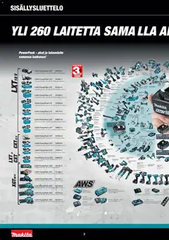 Makita-mainoslehti voimassa 01.12.2025 alkaen | Sivu: 2