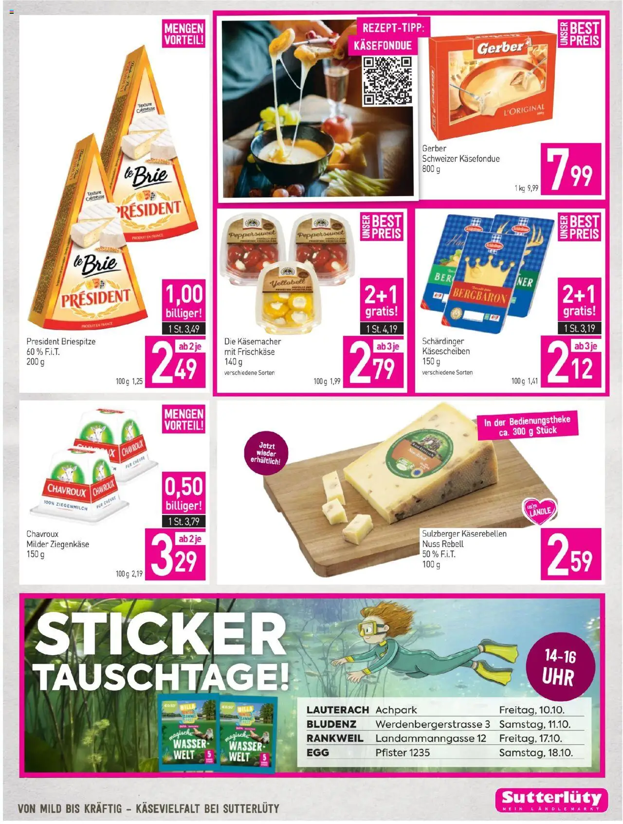 Sutterlüty Flugblatt gültig ab 09.10.2025 | Seite: 5 | Produkte: Wasser