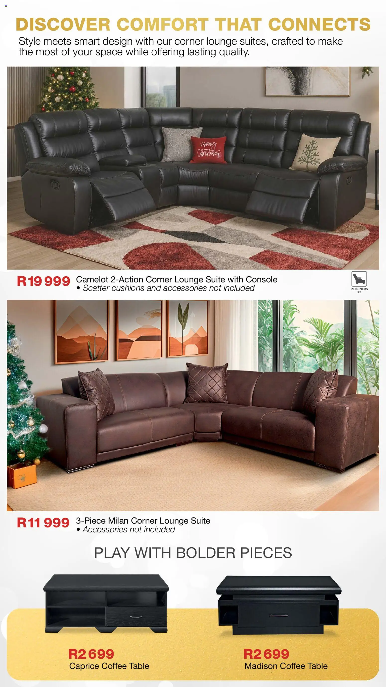 New OK Furniture catalogue – valid from 17.11.2025 | Page: 5 | Products: Coffee table, Table, Lounge suite, Coffee