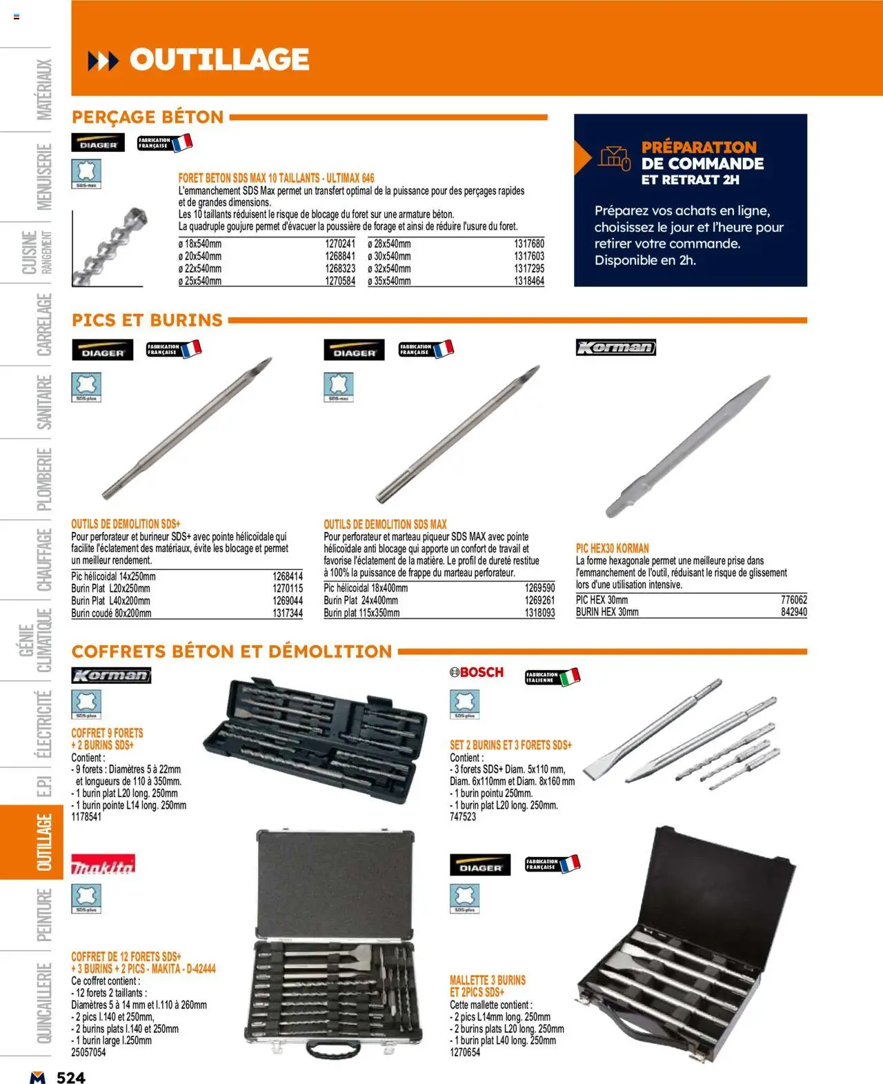  | Page: 524 | Produits: Marteau, Prise