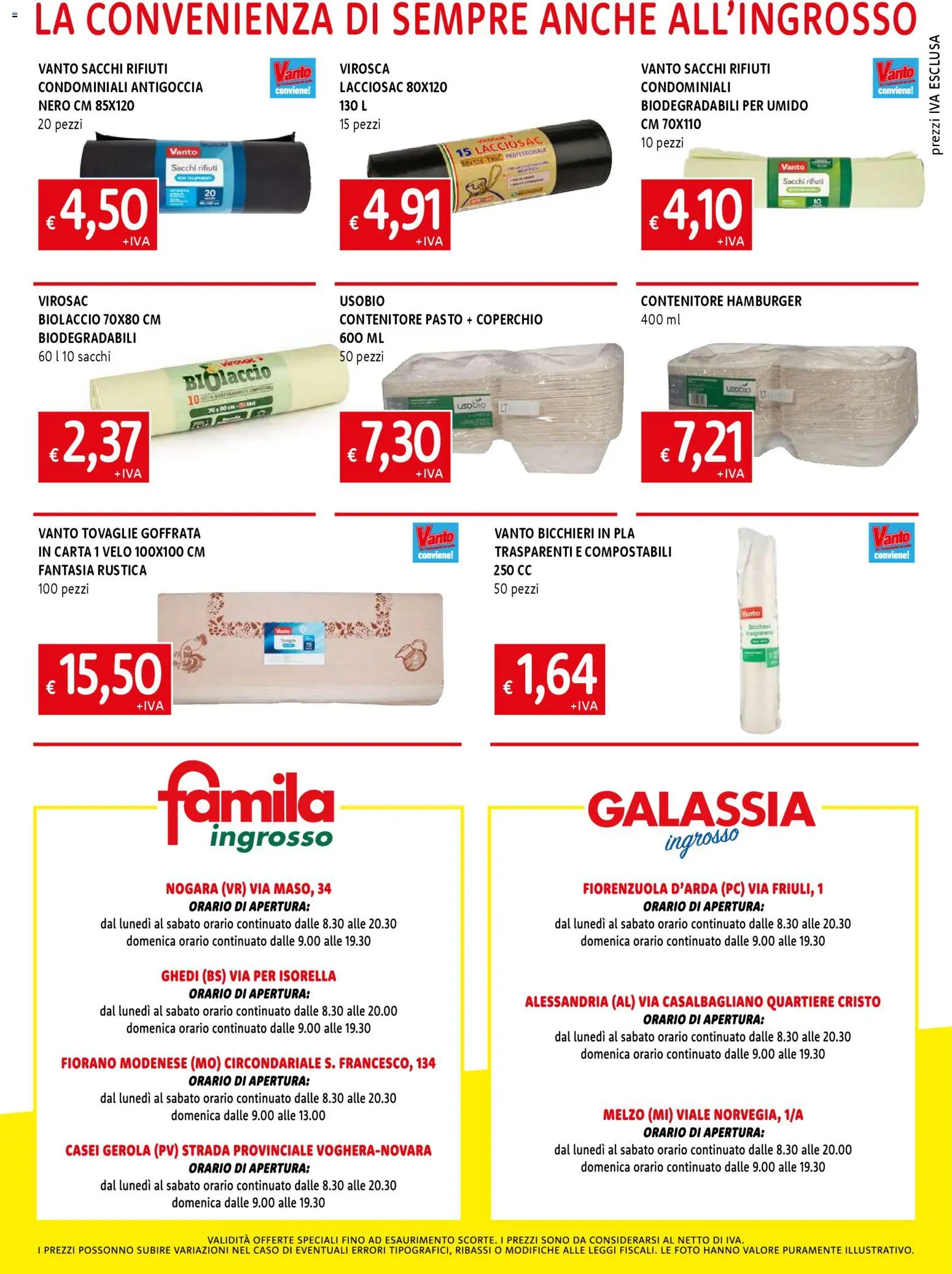 Volantino Famila del 22.01.2026 | Pagina: 8 | Prodotti: PC, Contenitore, Hamburger