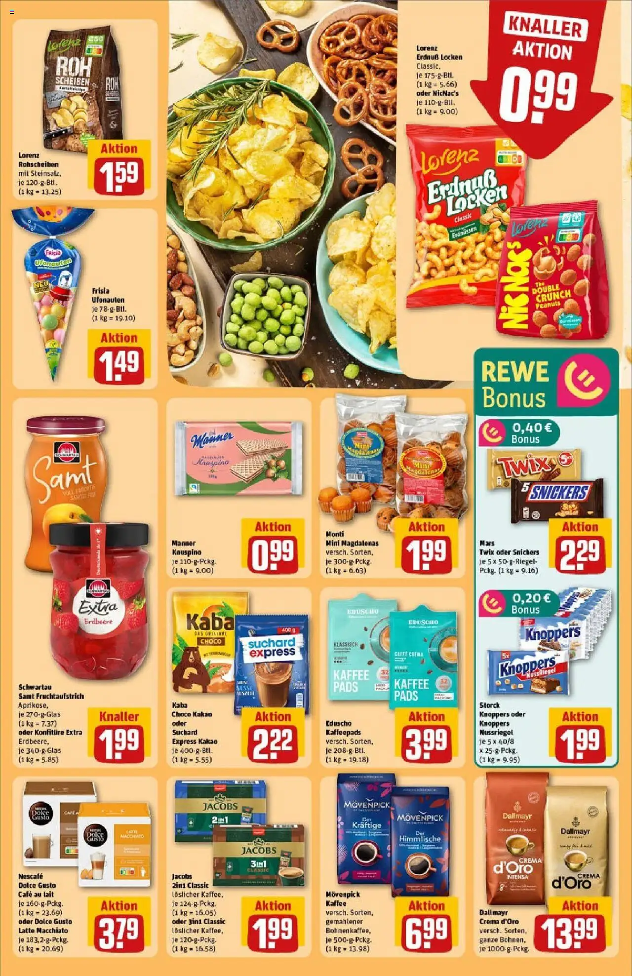 Rewe prospekt Kassel / Niederzwehren	 - gültig ab dem 06.07.2025 | Seite: 21 | Produkte: Kaffeepads, Dallmayr, Movenpick kaffee, Dolce gusto