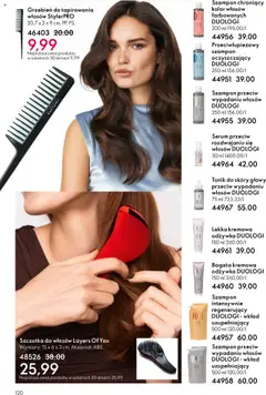 Oriflame Katalog 13 2025 od 07.09.2025 | Strona: 120 | Produkty: Odżywka, Kolor włosów, Grzebień, Tonik