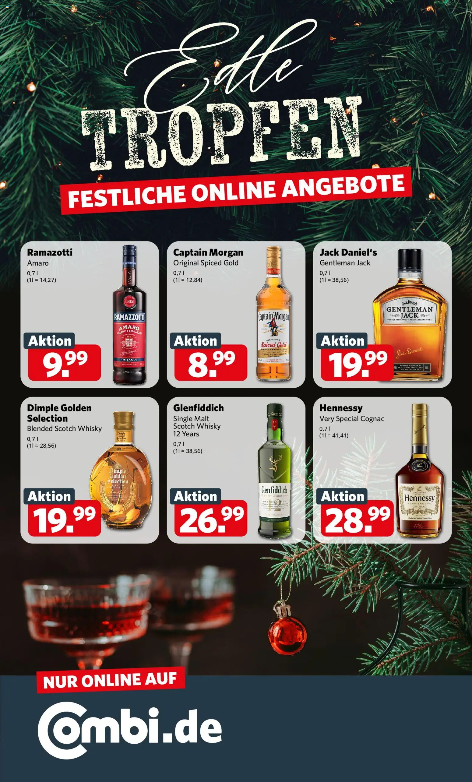 Combi Weihnachten – gültig ab 07.12.2025 | Seite: 4 | Produkte: Whisky, Jack Daniel's, Captain morgan, Ramazzotti
