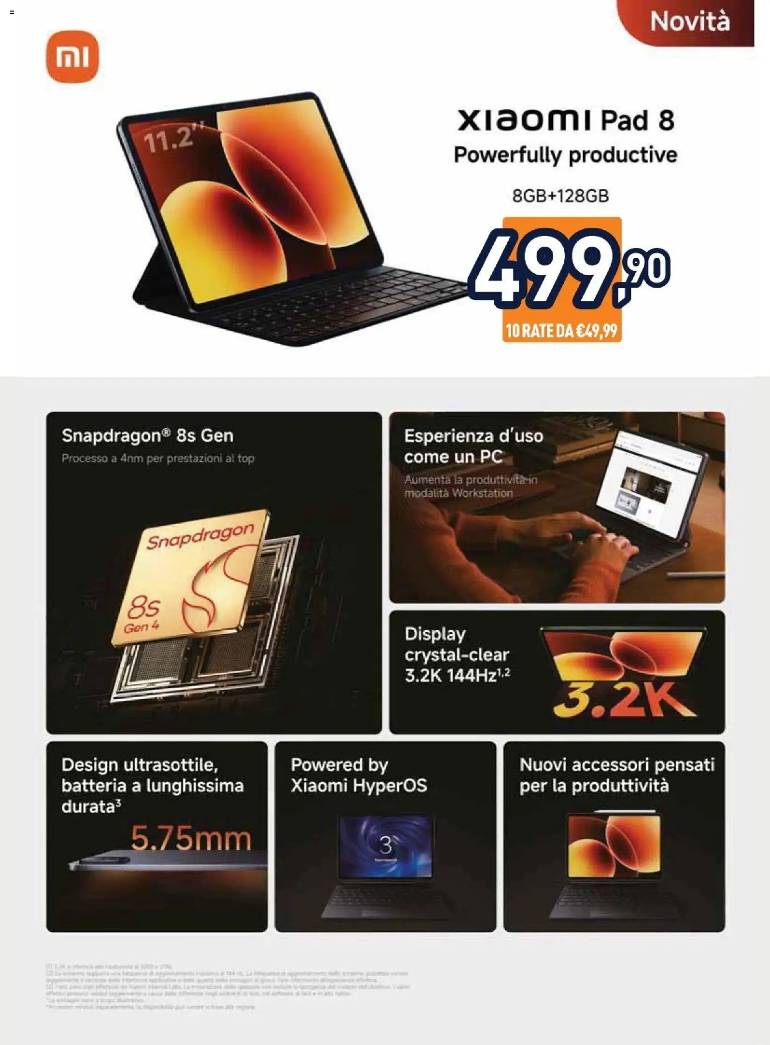 Volantino Unieuro del 27.02.2026 | Pagina: 43 | Prodotti: Xiaomi, Top, PC, Batteria