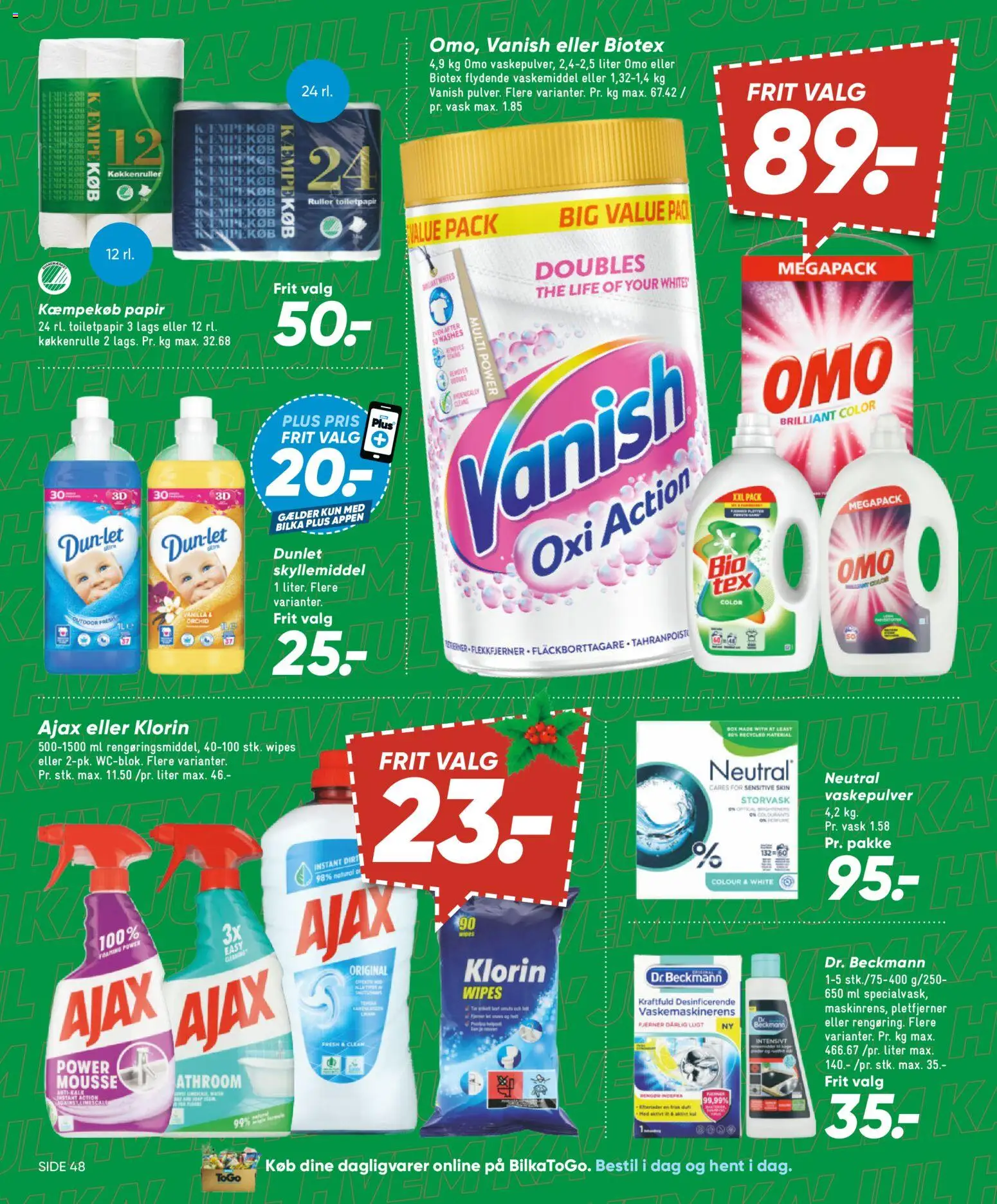 Bilka tilbudsavis – gyldig fra 12.12.2025 | Side: 60 | Produkter: Duft, Vaskepulver, Skyllemiddel, Pletfjerner