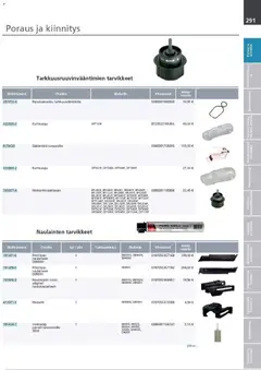 Makita-mainoslehti voimassa 24.03.2026 alkaen | Sivu: 291 | Tuotteet: Monitoimikone, Käsineet