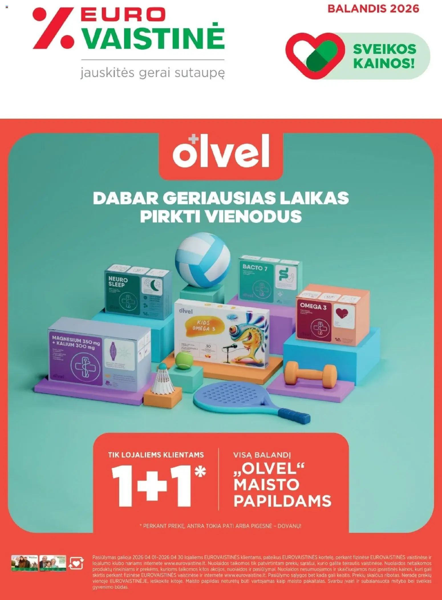 EUROVAISTINĖ akcijos nuo 31.03.2026 | Puslapis: 1