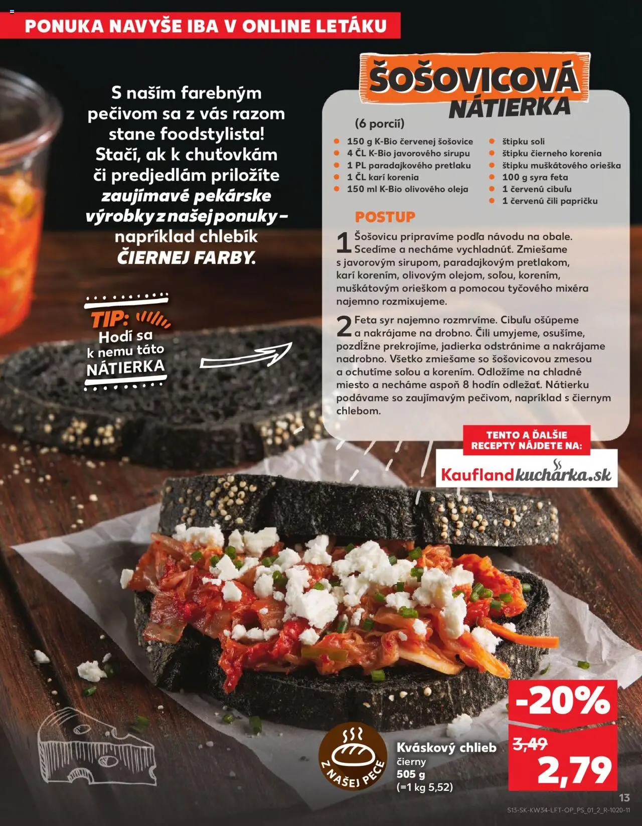 Kaufland Košice-OC Galéria │ platný od 21.08.2025 | Strana: 13 | Produkty: Syr, Chlieb, Feta