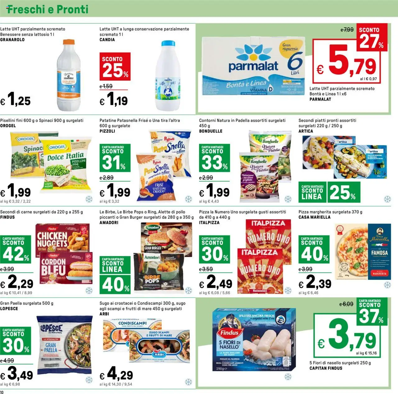 Volantino Iper del 13.06.2025 | Pagina: 10 | Prodotti: Paté, Pizza, Patatine, Spinaci