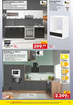 Netto Marken-Discount - Online-Angebote August - gültig ab dem 01.08.2025 | Seite: 21 | Produkte: Geschirrspüler, Schrank, Armatur, Backofen