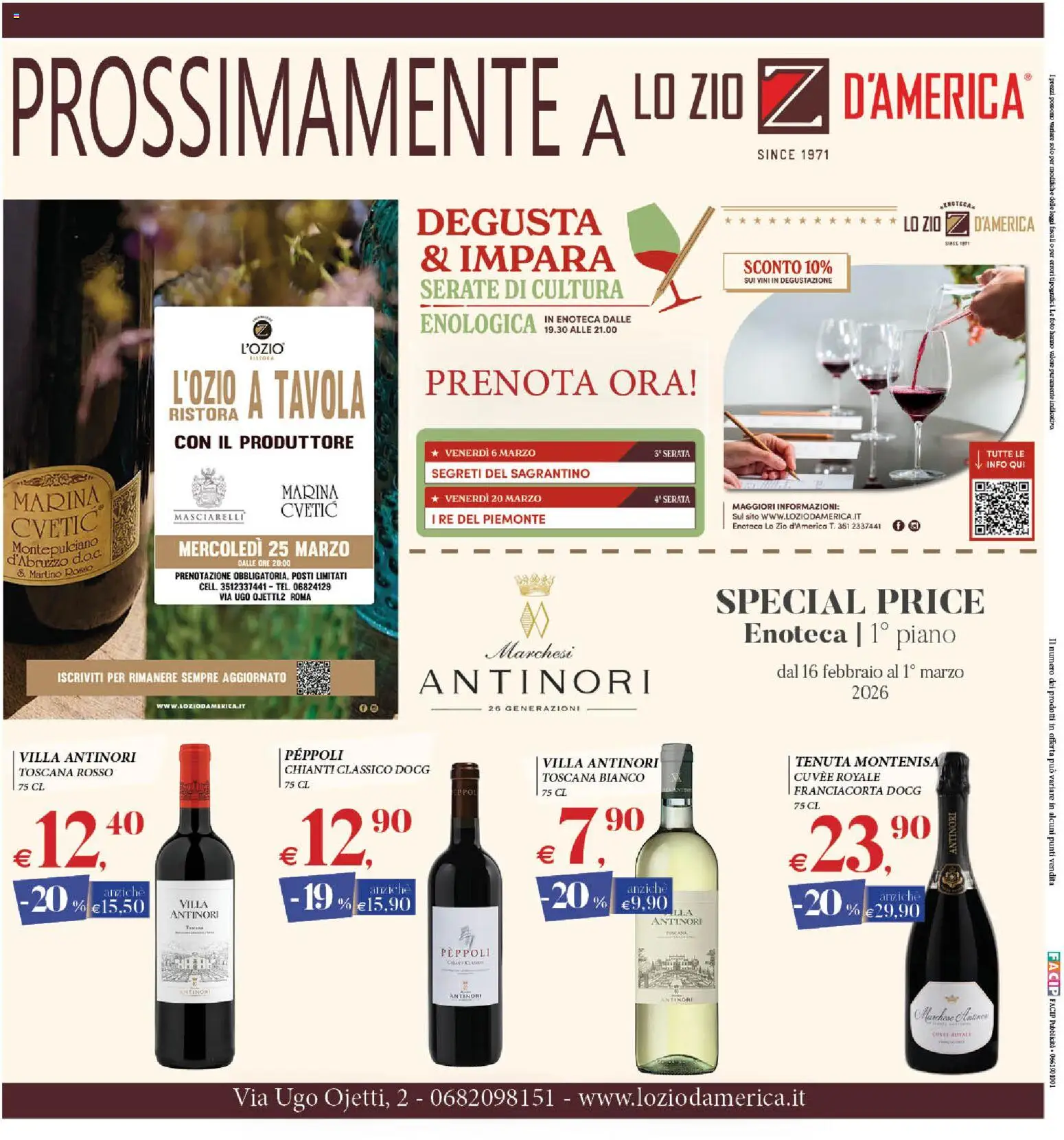 Volantino Il Castoro del 25.02.2026 | Pagina: 20 | Prodotti: Enoteca