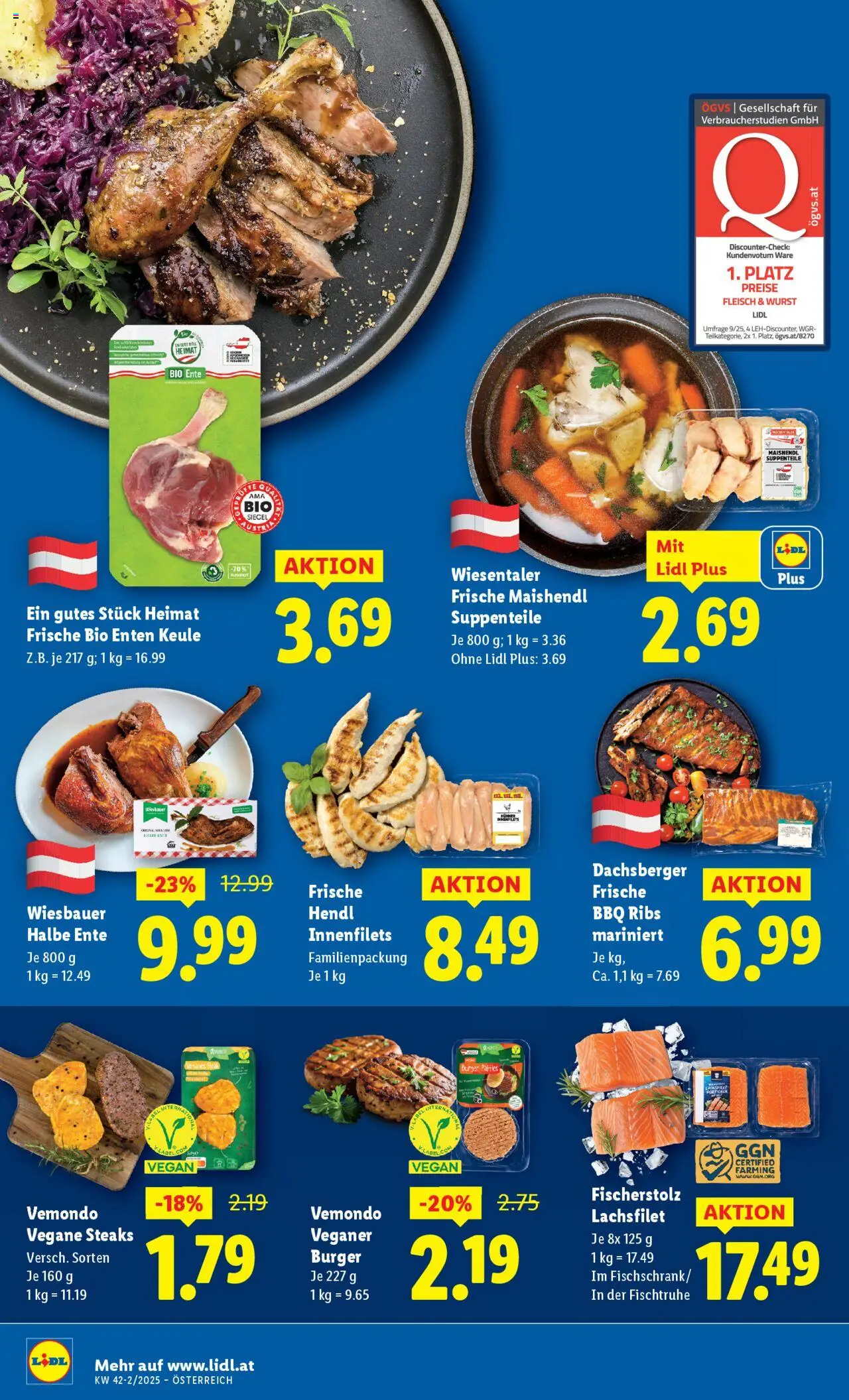 Lidl Flugblatt gültig ab 16.10.2025 | Seite: 8 | Produkte: Wurst