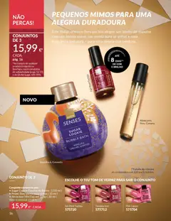 Pré-visualização Catálogo Avon Campanha 12 válido de 01.12.2025 | Página: 16 | Produtos: Fragrância, Espuma de banho, Banho, Verniz