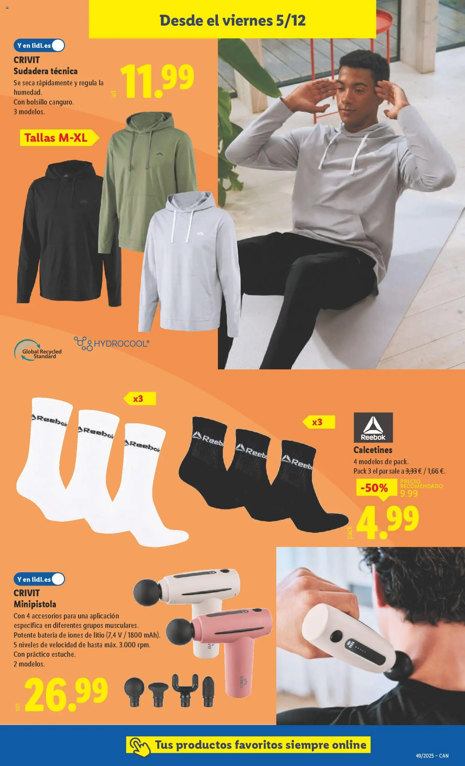 Lidl - Canarias │ válido desde el 01.12.2025 | Página: 31 | Productos: Sudadera, Batería