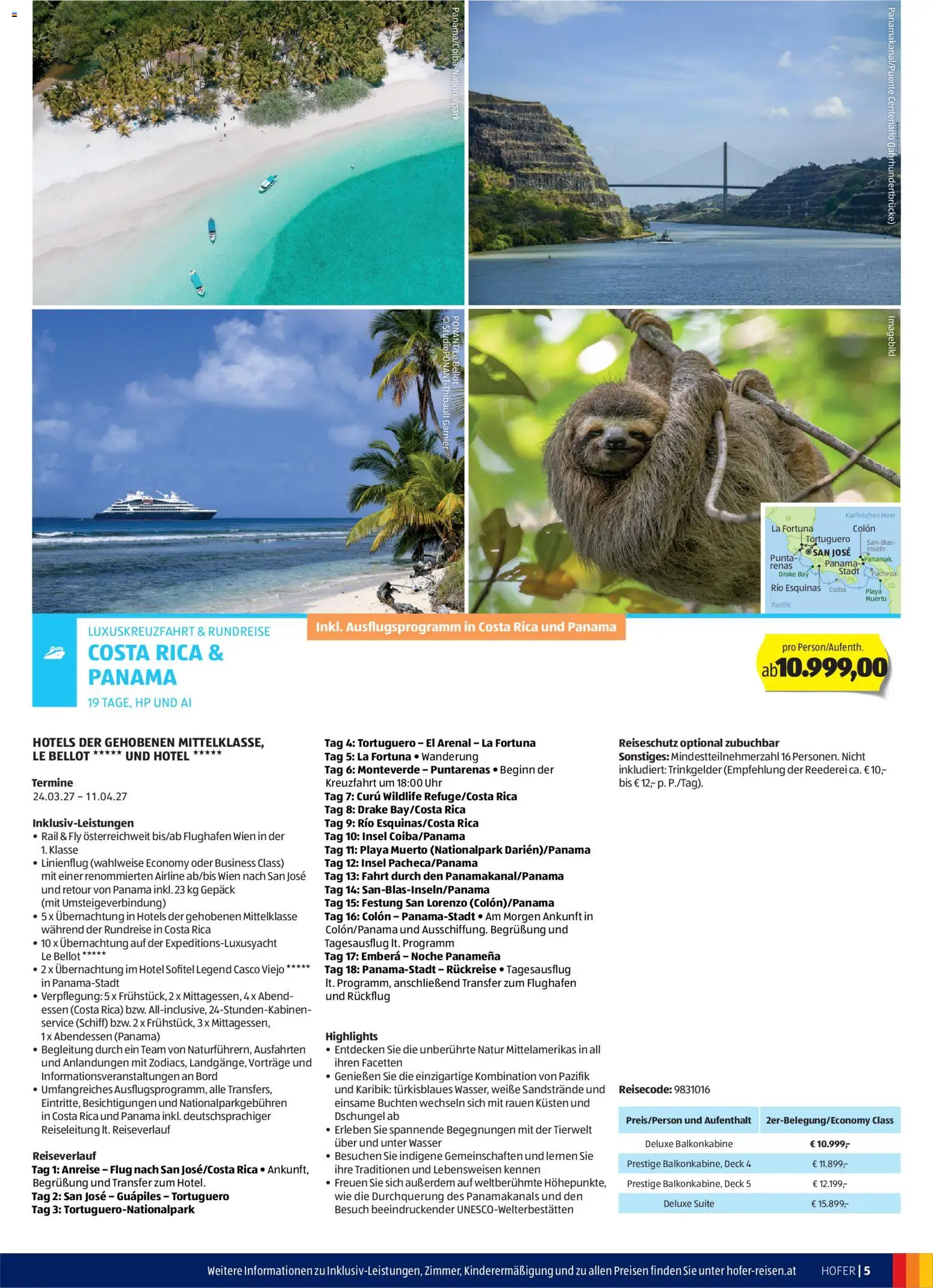 Hofer - Hofer Reisen Katalog gültig ab 01.04.2026 | Seite: 5