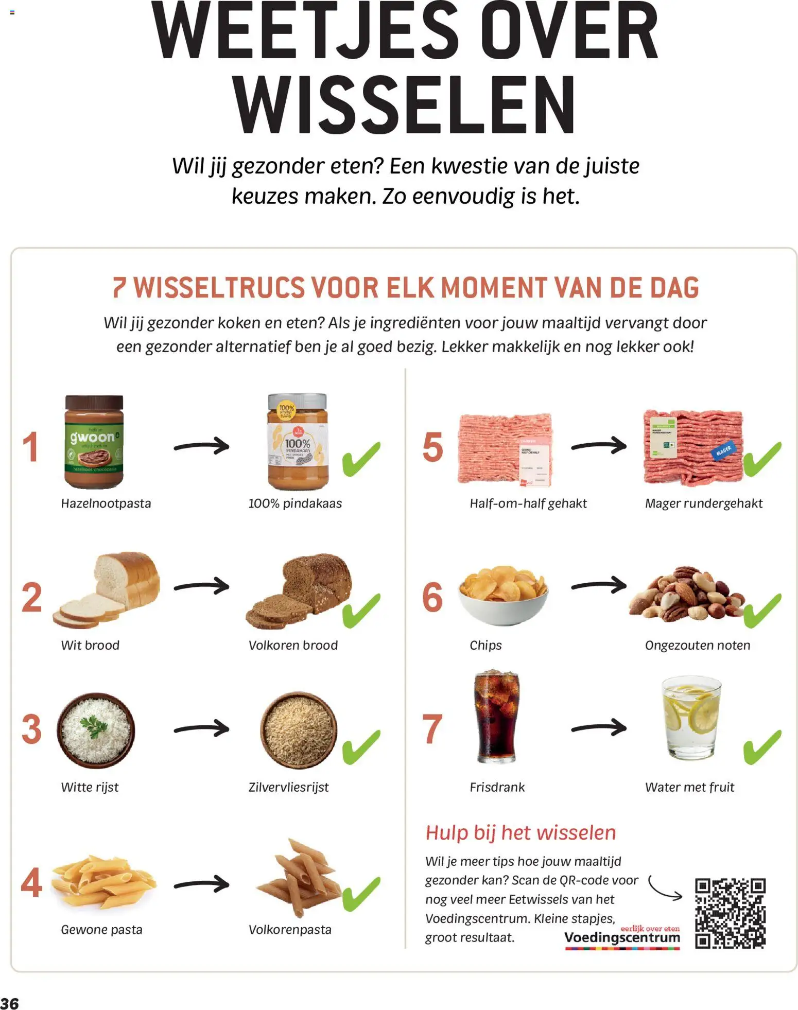 {H1} | Pagina: 36 | Producten: Pecorino sajt, Chips, Witte rijst, Fruit