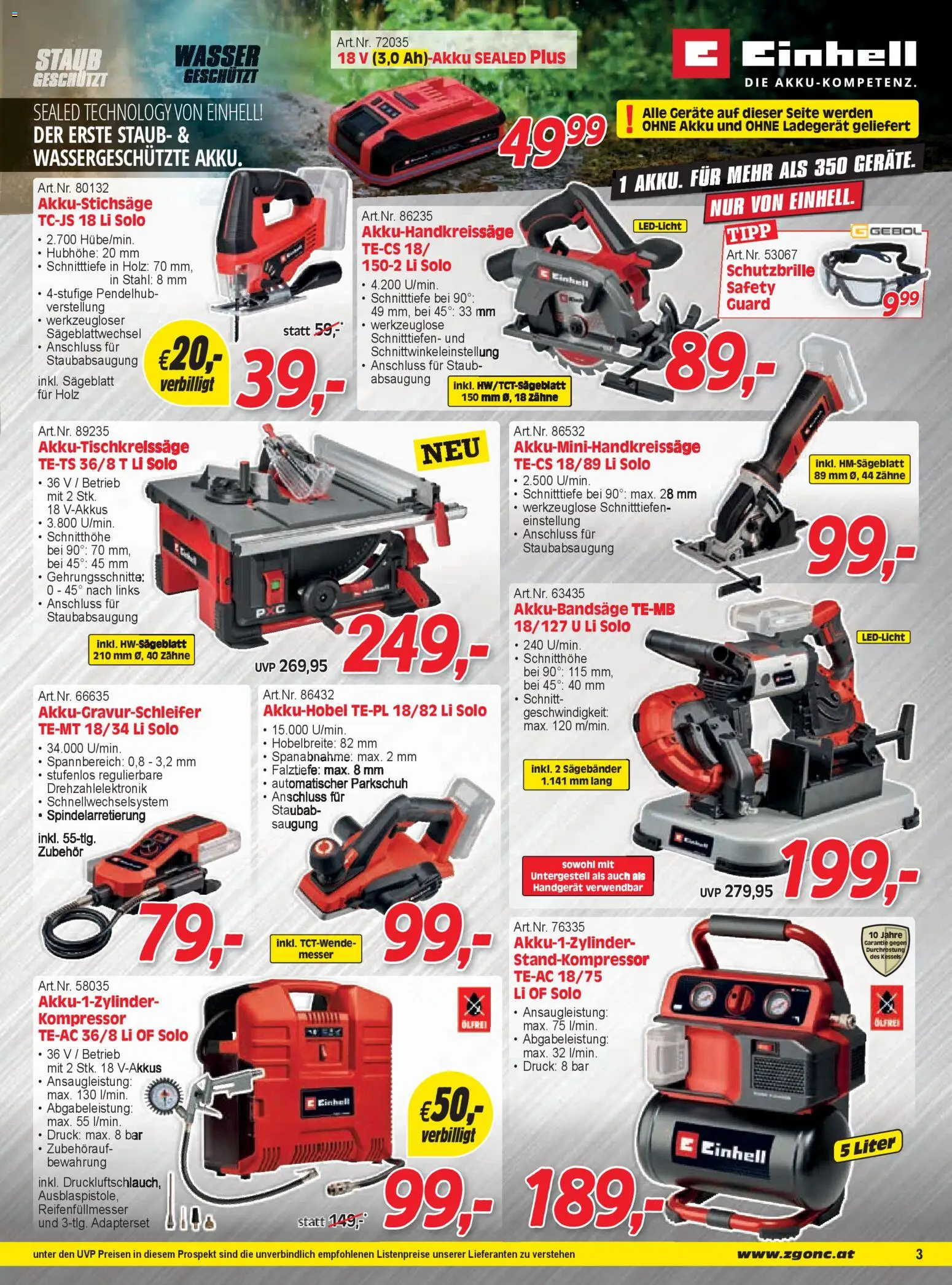 Zgonc Flugblatt Februar I 2026 gültig ab 01.02.2026 | Seite: 3 | Produkte: Wasser