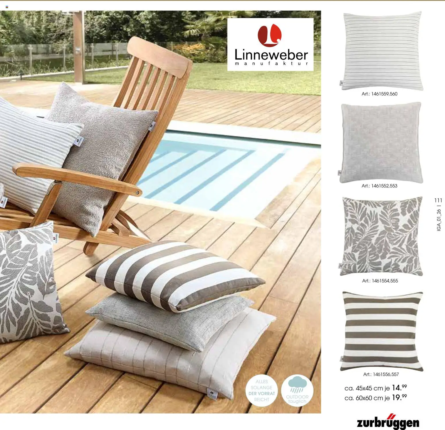 Zurbrüggen Sommer 2026 – gültig ab 19.03.2026 | Seite: 111