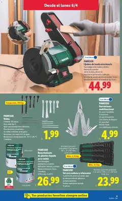 Vista previa Lidl folleto de bazar válido desde el 06.04.2026 | Página: 9 | Productos: Cable, Disco, Funda