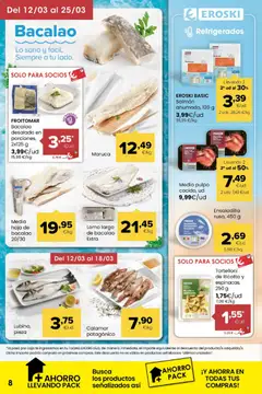 Vista previa Eroski folleto válido desde el 12.03.2026 | Página: 8