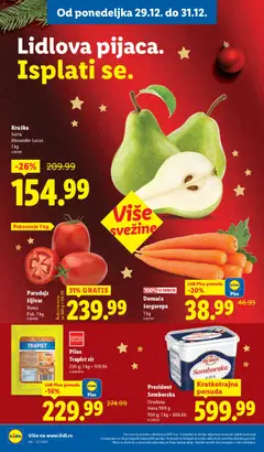 Pilos Trapist sir, 250 g; 1 kg = 919.96 - pregled Lidl kataloga - važi od 25.12.2025 | Strana: 78