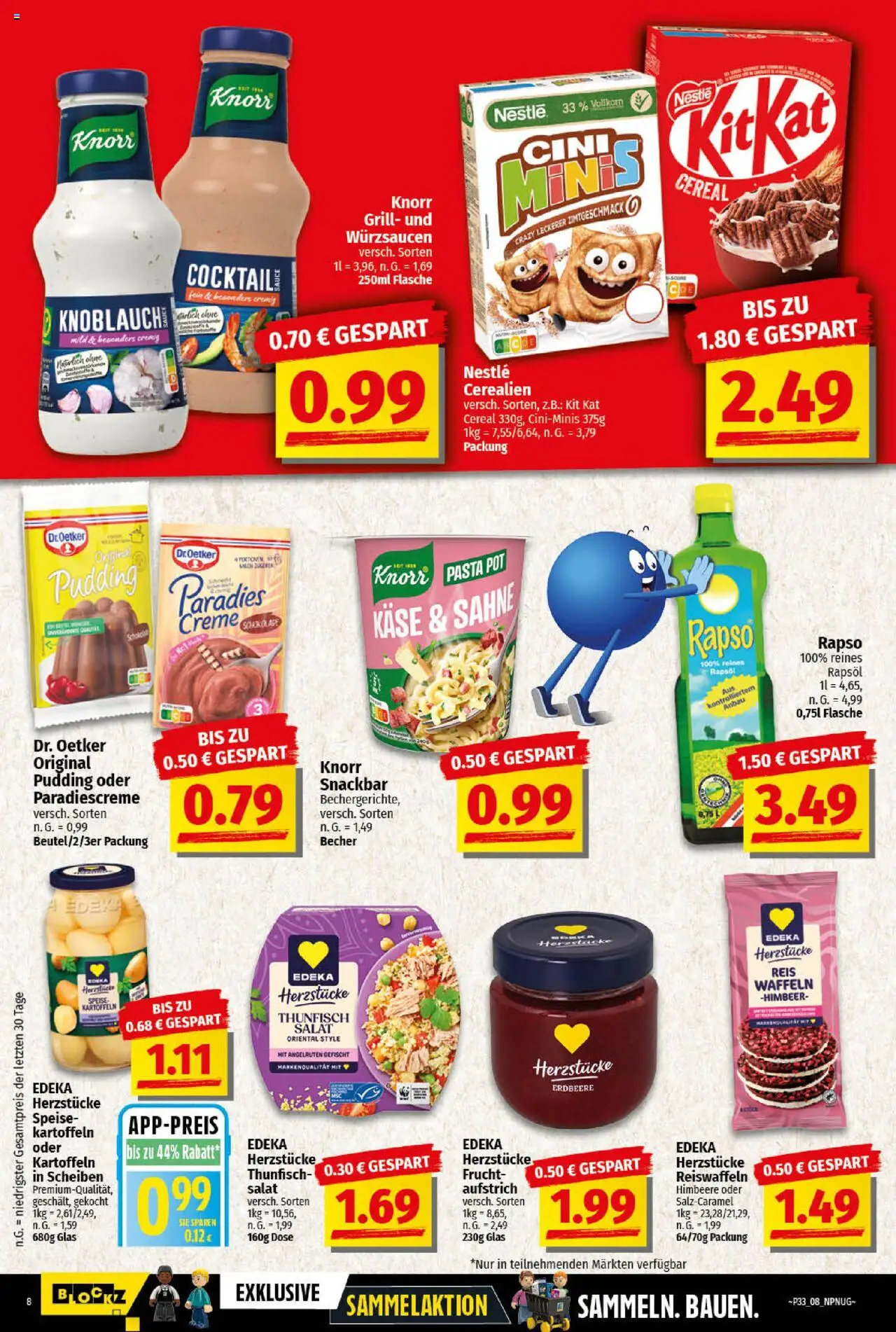 NP Discount Prospekt 	 - gültig ab dem 11.08.2025 | Seite: 8 | Produkte: Grill, Käse, Pasta, Reis