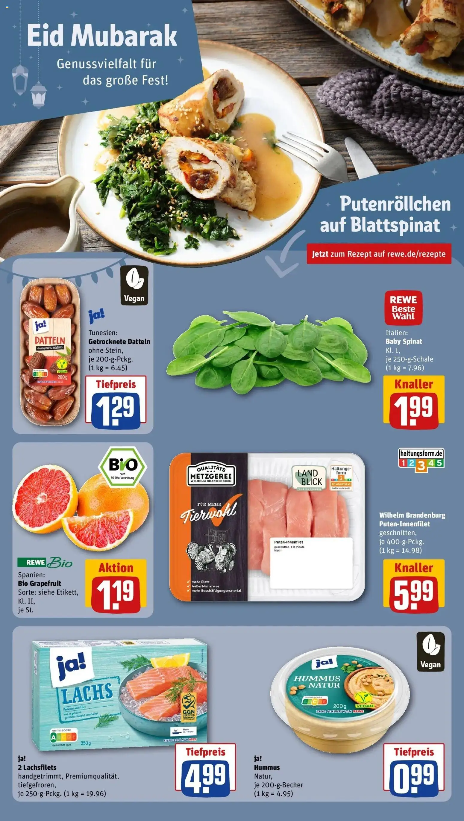 Rewe Prospekt Berlin / Friedrichshain	 – gültig ab 15.03.2026 | Seite: 18 | Produkte: Lachs, Grapefruit