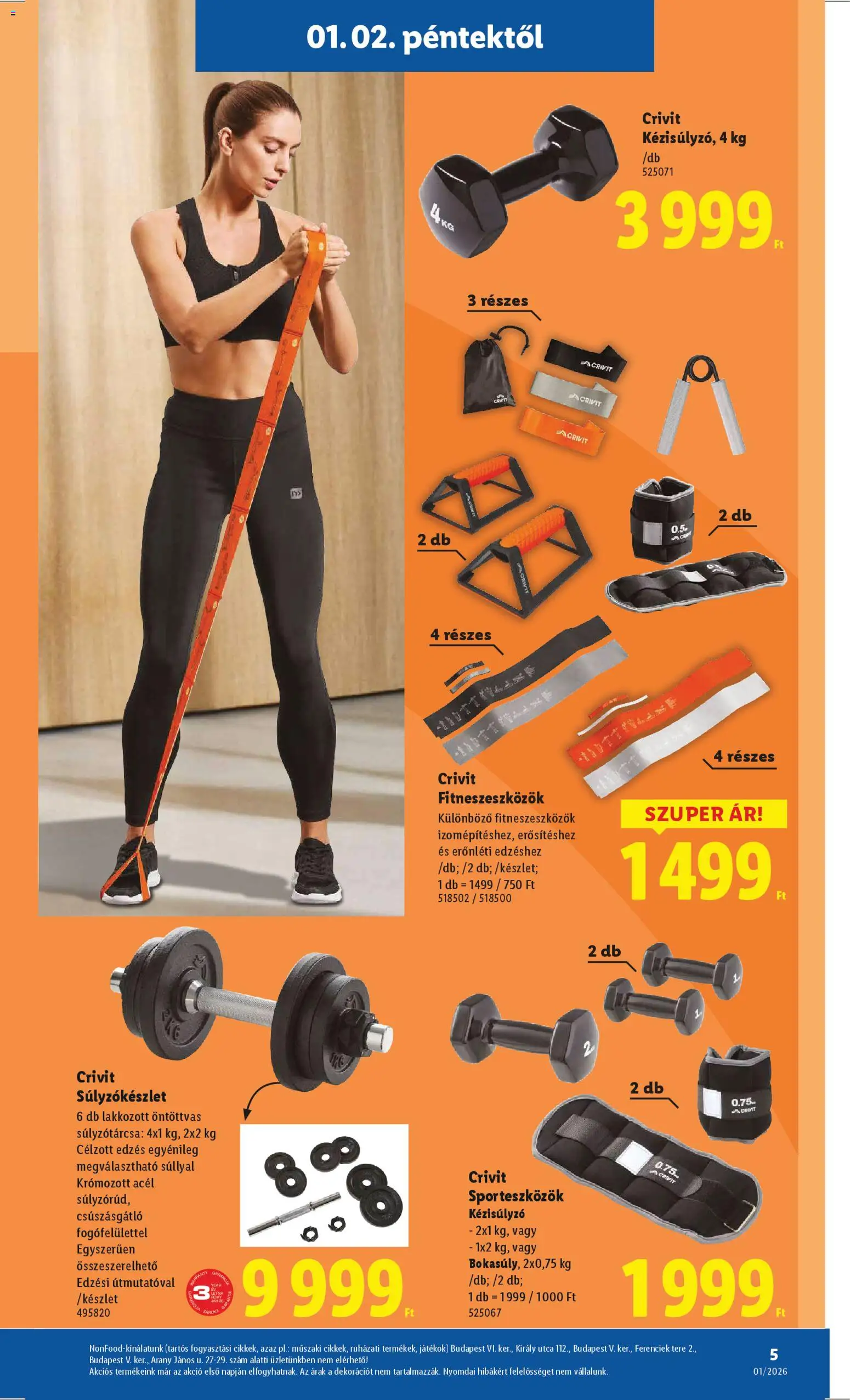 Lidl akciós ujság - amely érvényes a következő dátumtól: 02.01.2026 | Oldal: 5 | Termékek: Játékok