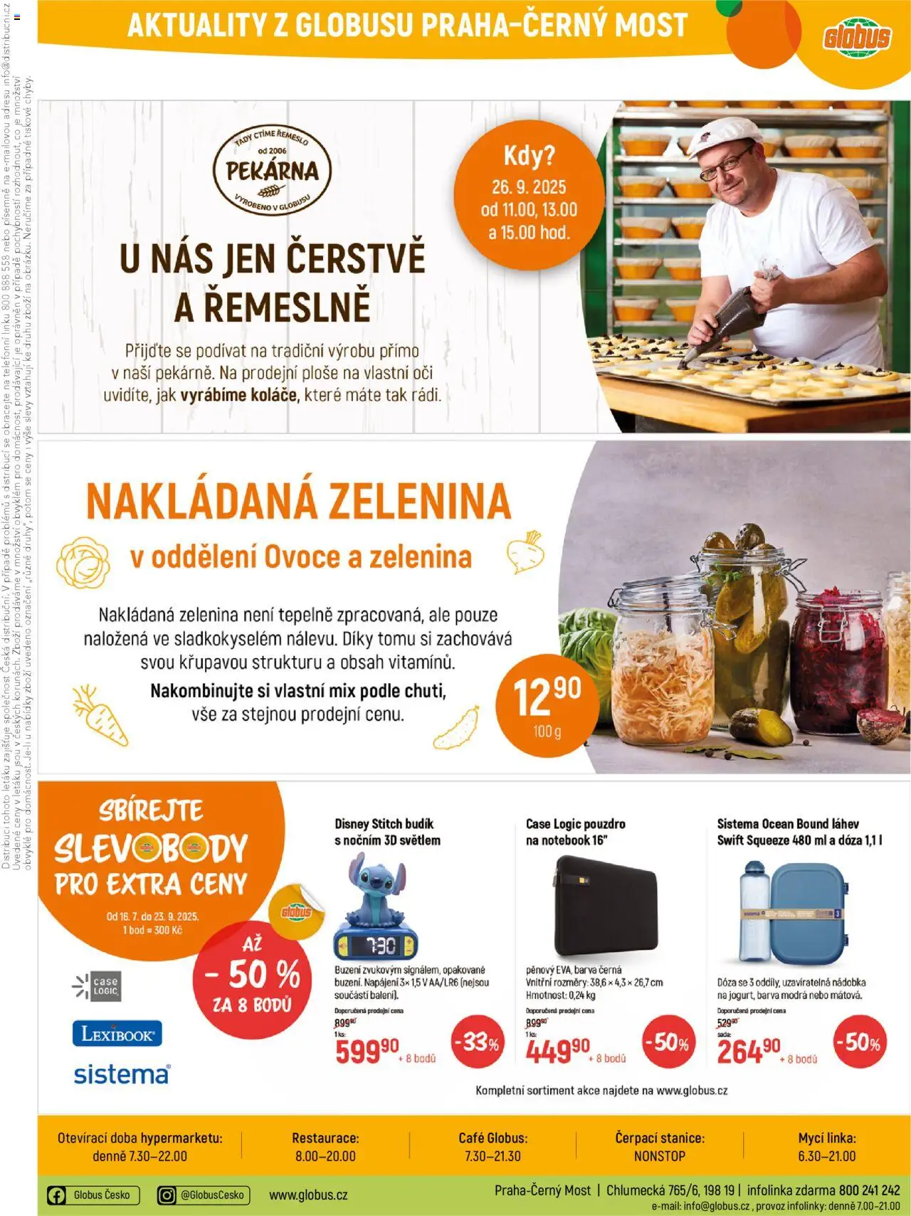 Globus leták - Praha Černý Most od 17.09.2025 | Strana: 31 | Produkty: Ovoce a zelenina, Mošt, Budík, Pekárna
