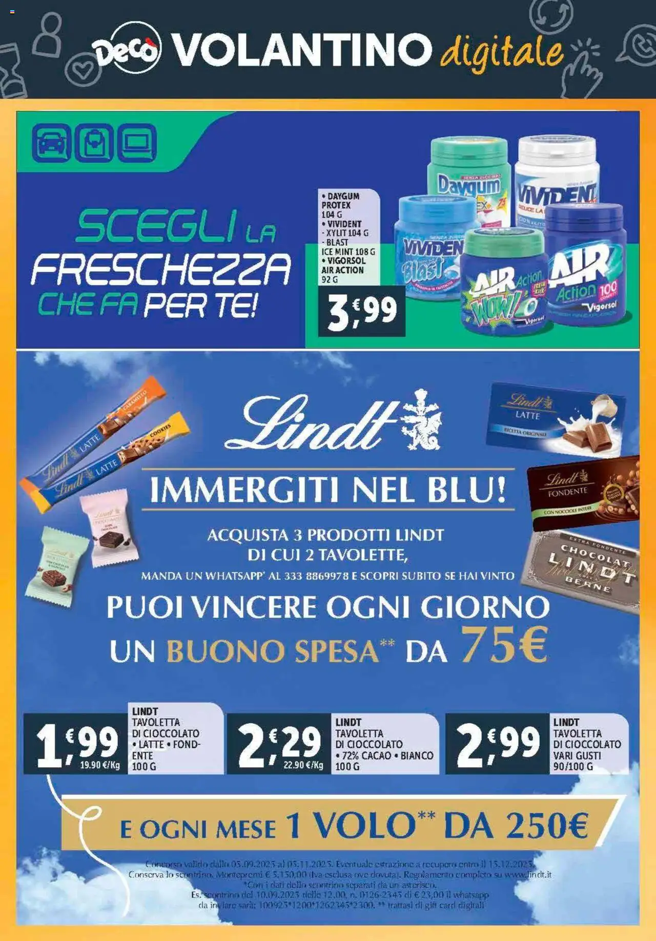 Volantino Decò del 12.09.2025 | Pagina: 27 | Prodotti: Cioccolato, Tè, Nocciole, Cacao