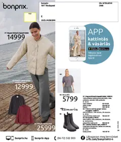 Bonprix akció katalógus + Gyengéd Évszakváltás - amely érvényes a következő dátumtól: 22.09.2025 | Oldal: 100 | Termékek: Nadrág