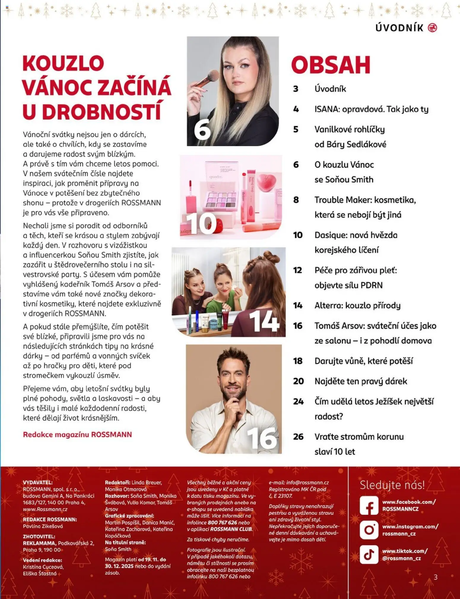Rossmann magazín od 19.11.2025 | Strana: 3 | Produkty: Hračky, Vanilkové rohlíčky