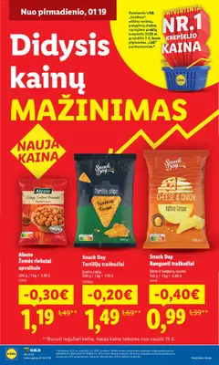 LIDL leidinys galioja nuo 19.01.2026