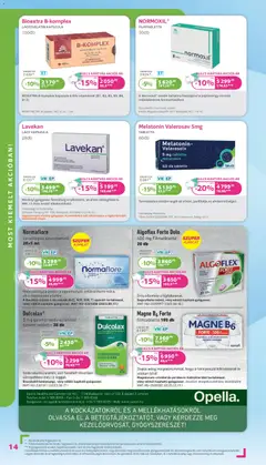 Kulcs Patika Akciós újság - amely érvényes a következő dátumtól: 01.02.2026 | Oldal: 14