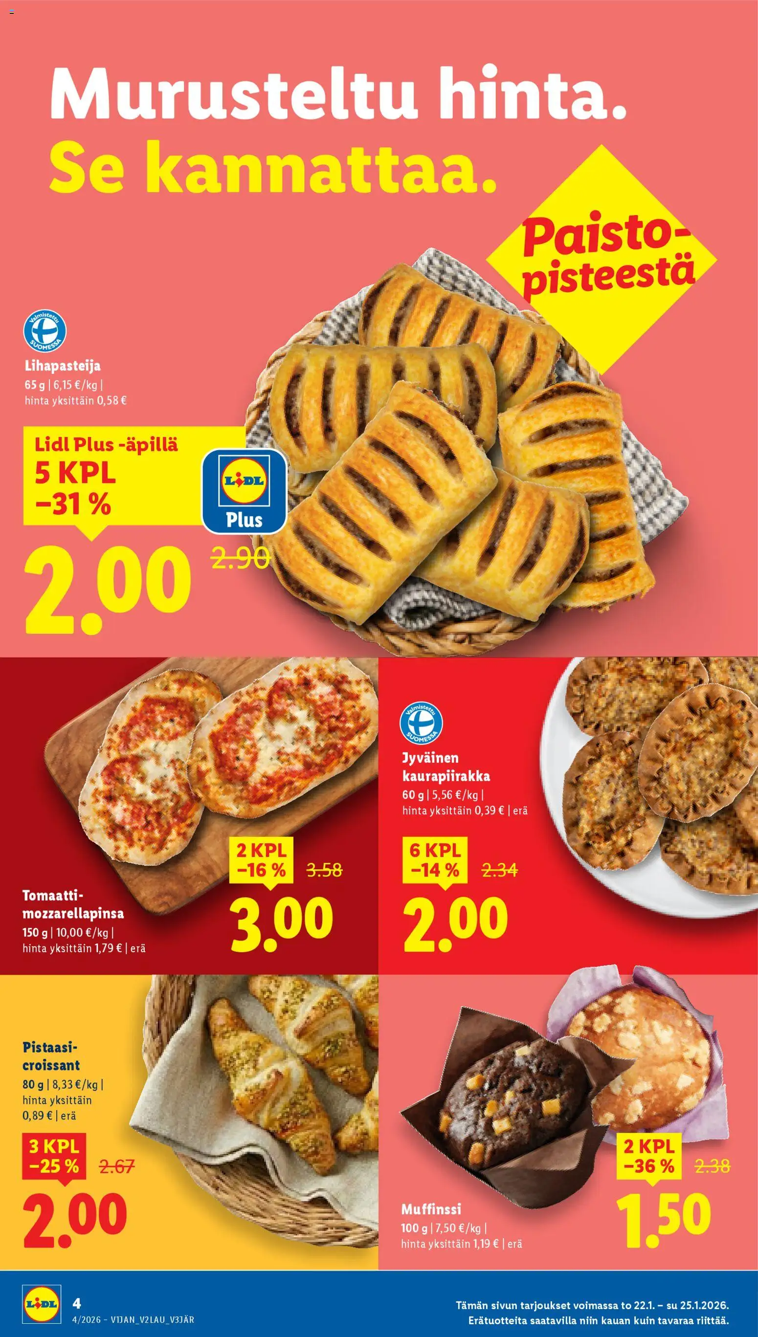 Lidl tarjoukset - Helsinki – voimassa 22.01.2026 alkaen | Sivu: 4