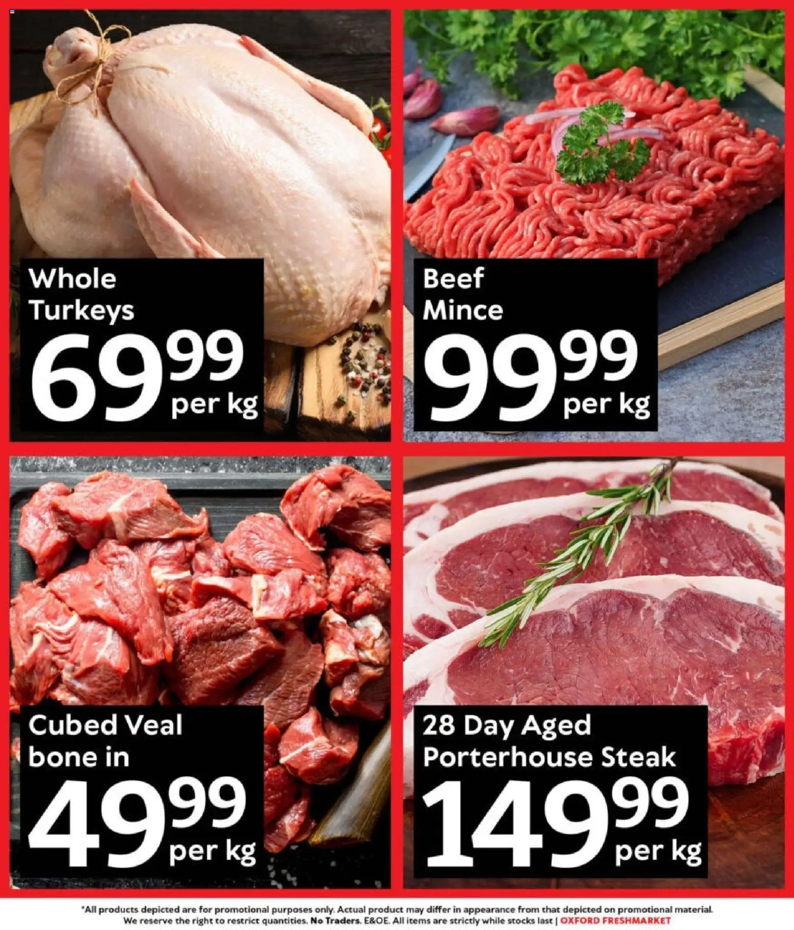 New Oxford Freshmarket catalogue – valid from 08.11.2025 | Page: 3 | Products: Steak, Beef