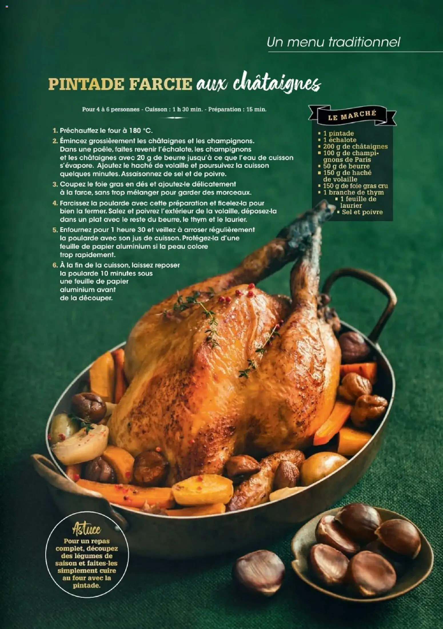 {H1} | Page: 39 | Produits: Échalote, Volaille, Poivre, Foie gras cru