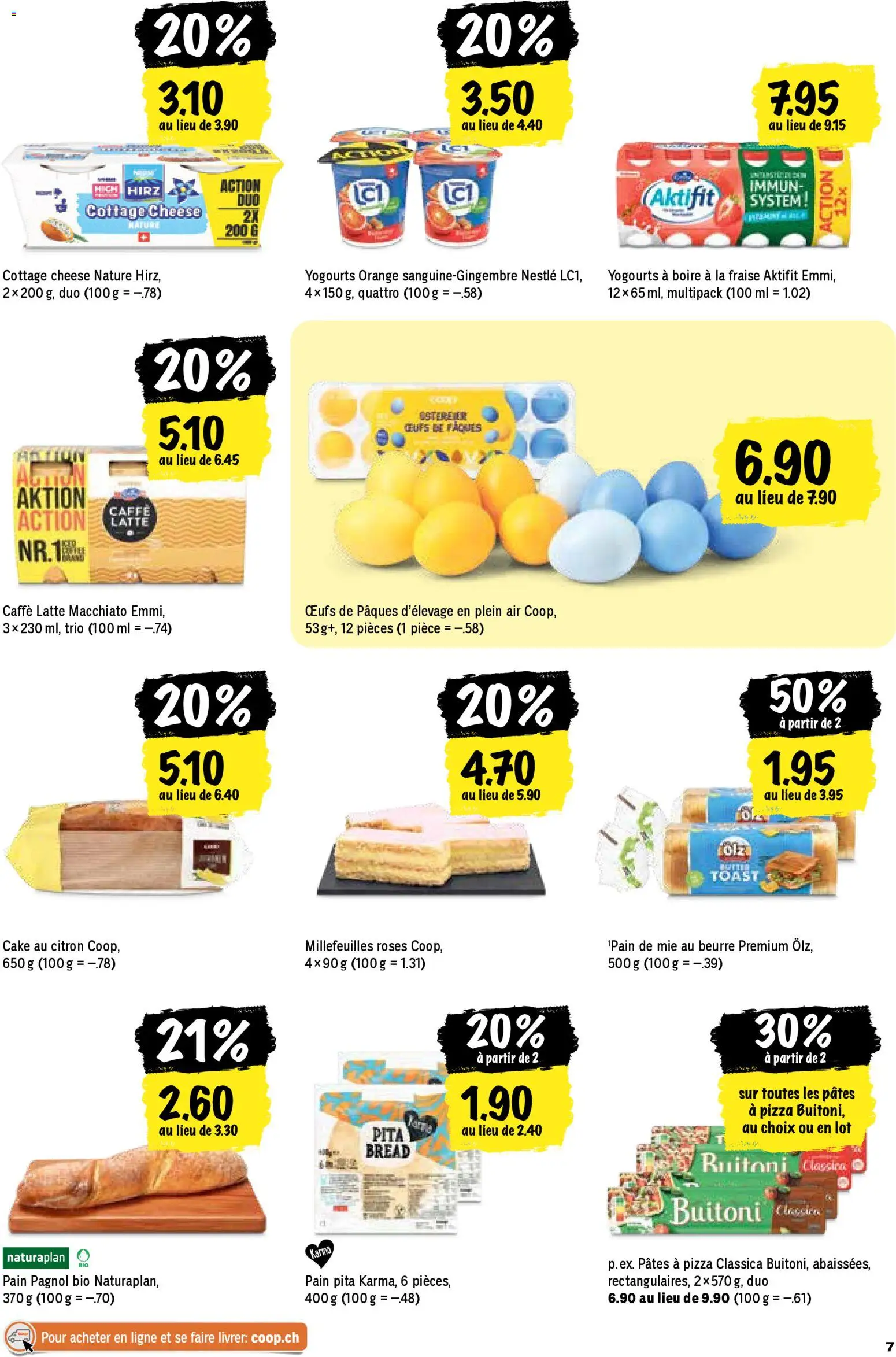 Coop aktionen FR – gültig ab 19.03.2026 | Seite: 7 | Produkte: Pizza