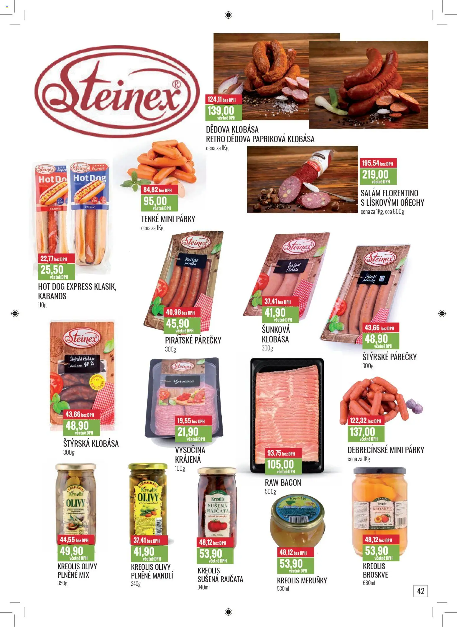 Ratio leták od 01.11.2025 | Strana: 43 | Produkty: Salám, Kabanos, Vysočina, Meruňky