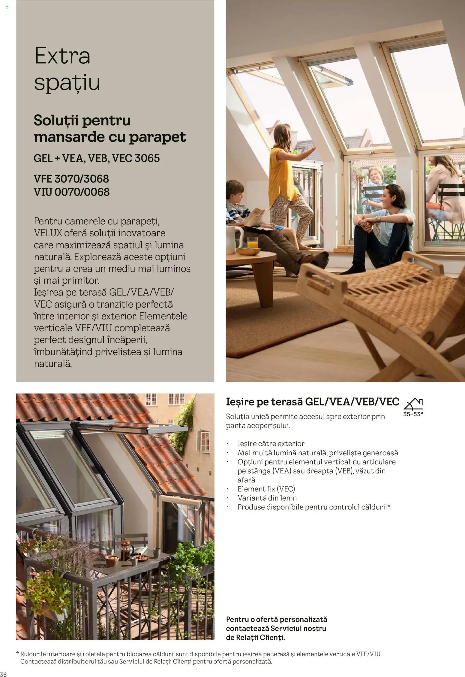 Noul catalog Velux – valabil de la 03.02.2026 | Pagină: 36 | Produse: Tavuk suyu