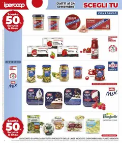 Volantino Ipercoop del 11.09.2025 | Pagina: 2 | Prodotti: Olive, Pomodori, Carciofi, Olio di Oliva