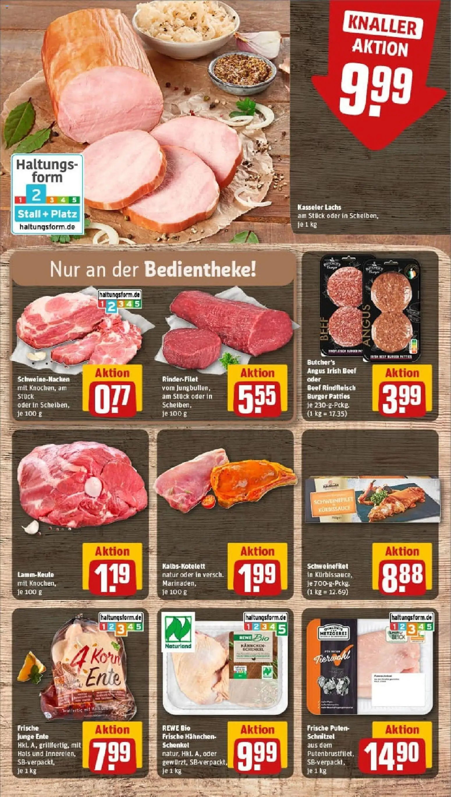 Rewe prospekt Runkel / Ennerich	 – gültig ab 26.10.2025 | Seite: 10 | Produkte: Rinderfilet, Burger, Schweinefilet, Rindfleisch