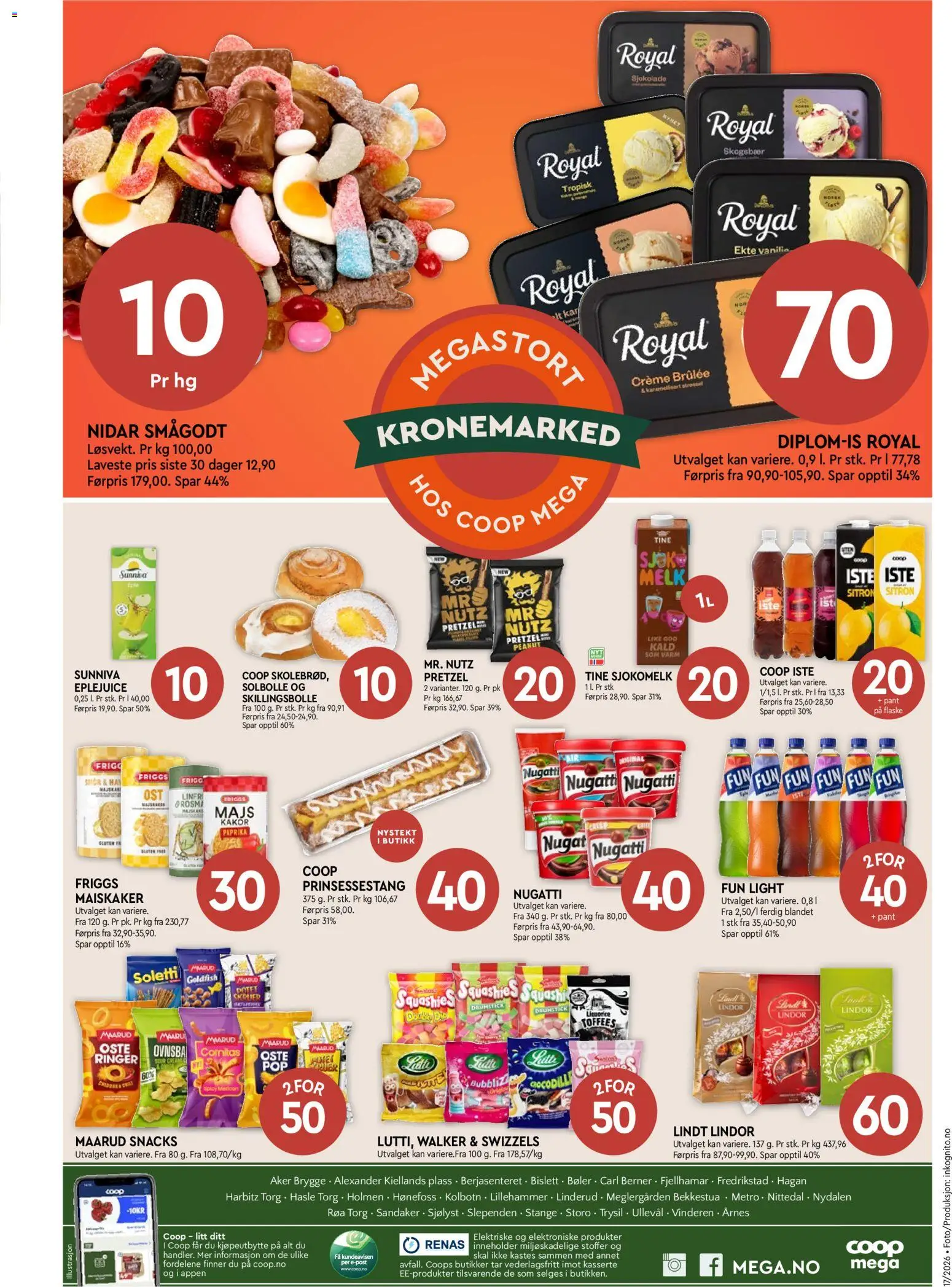 {H1} | Side: 8 | Produkter: Кабель для тв, Smågodt, Clementin, Iste