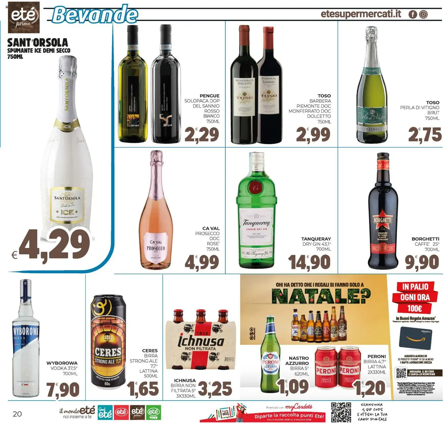Volantino Eté del 21.11.2025 | Pagina: 20 | Prodotti: Caffè, Birra, Gin, Vodka