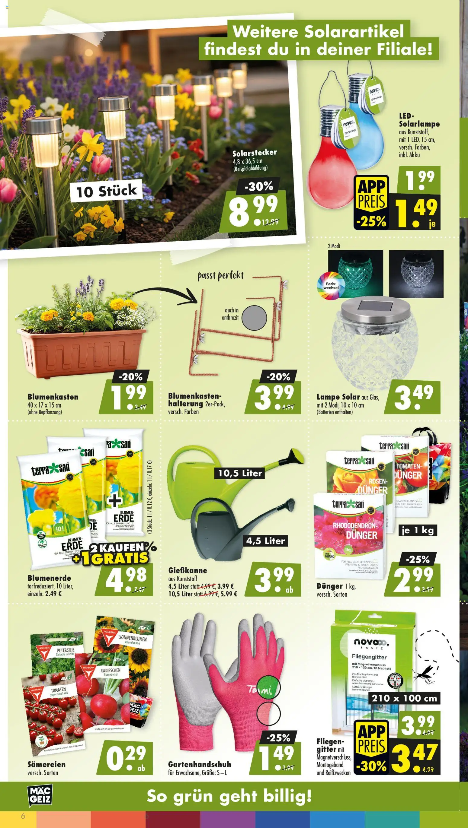 Mäc Geiz Prospekt 	 – gültig ab 30.03.2026 | Seite: 6 | Produkte: Batterien, Lampe, Tomaten, Petersilie