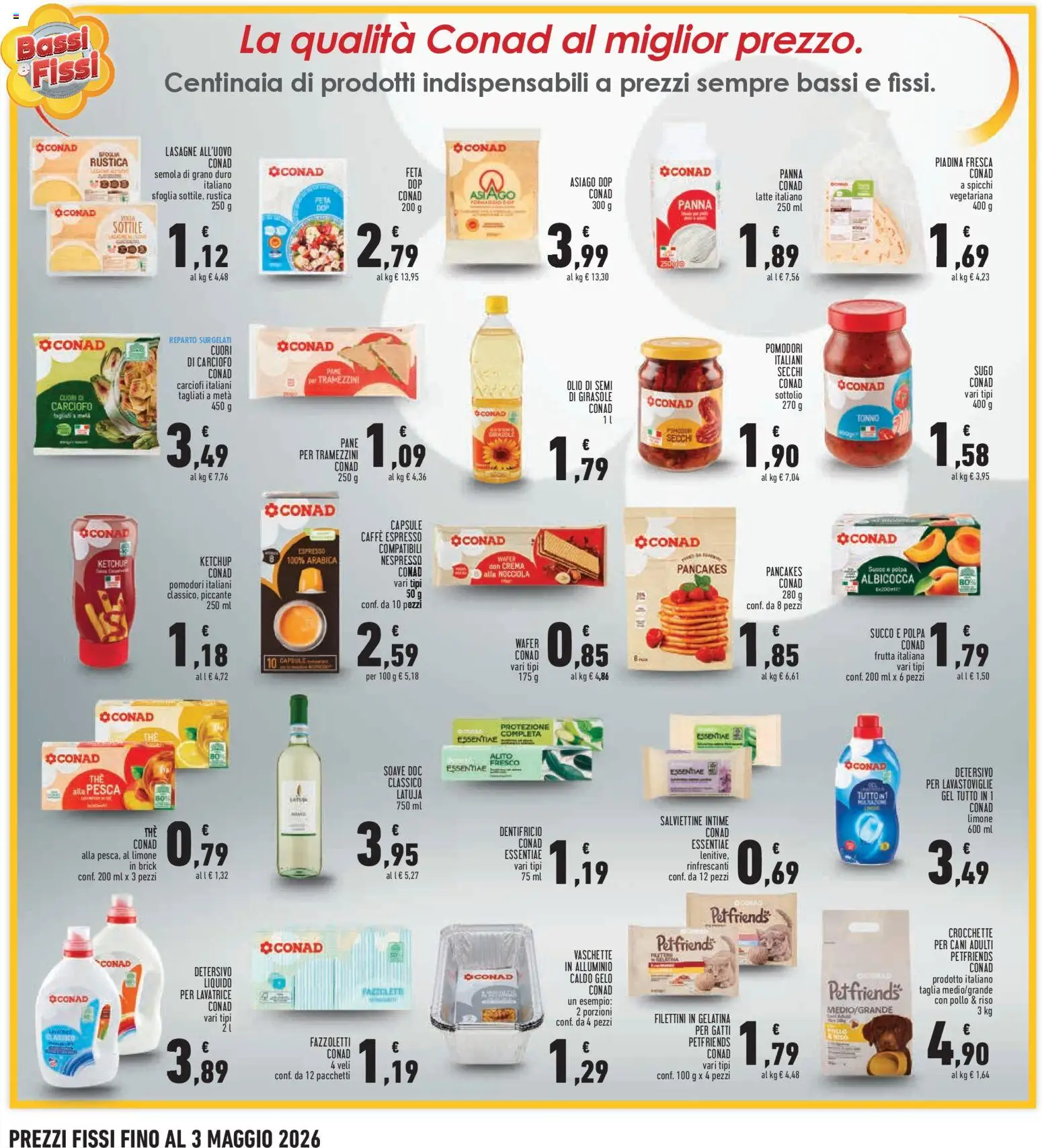 Volantino Conad del 26.03.2026 | Pagina: 23 | Prodotti: Ketchup, Frutta, Lavastoviglie, Olio di semi di girasole