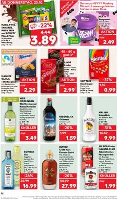 BUMBU Craft Rum Flavour Spirit, The Original, aus 8 Zuckerrohrsorten der Karibik und Südamerikas, ausgewogen und geschmeidig, 40 Vol. % je 0,7-I-FI. ab 23.10.2025 gültig | Seite: 30