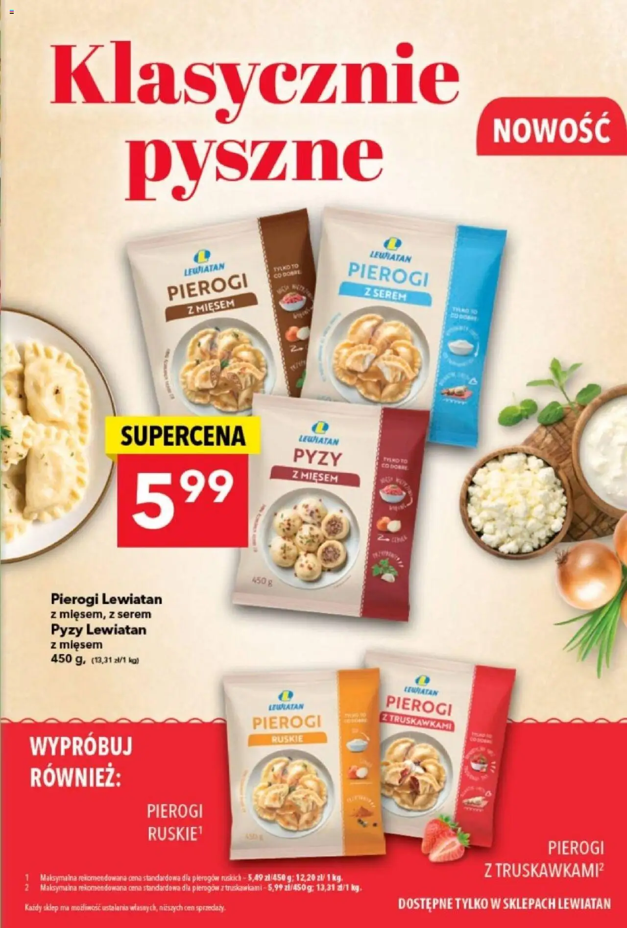 Lewiatan gazetka - Katowice od 11.09.2025 | Strona: 9 | Produkty: Pierogi, Pierogi z truskawkami