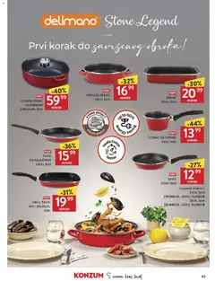 Konzum HR Akciós újság - amely érvényes a következő dátumtól: 11.02.2026 | Oldal: 43 | Termékek: Grill